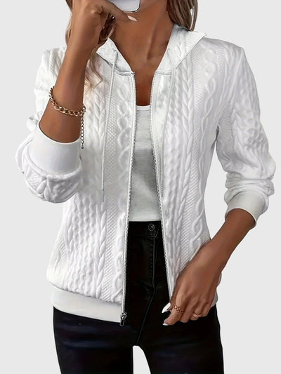 Lena™ - Bluza z dekoltem na zamek