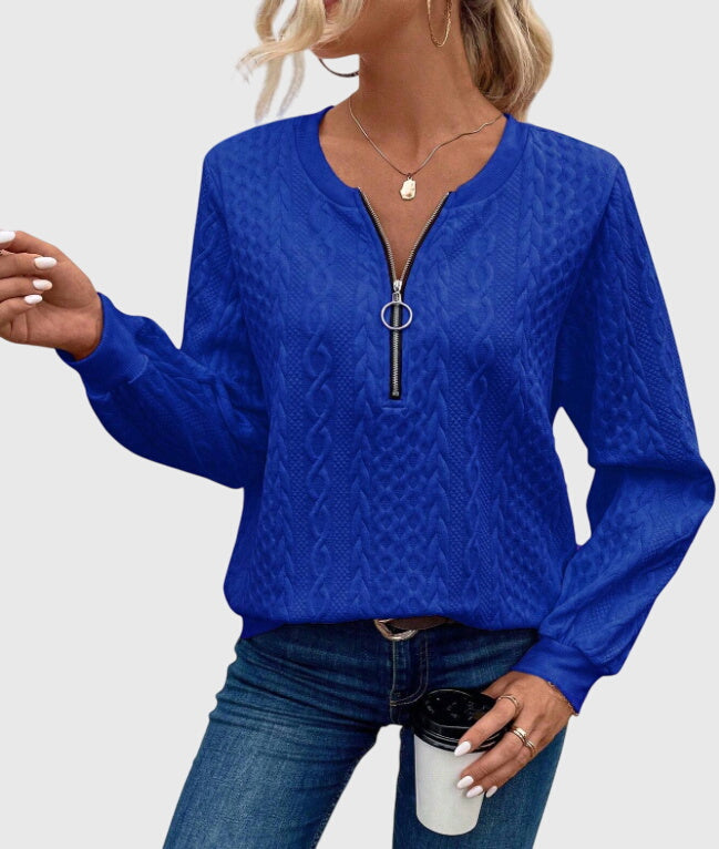 Nora™ | Sweter z zamkiem zasilającym