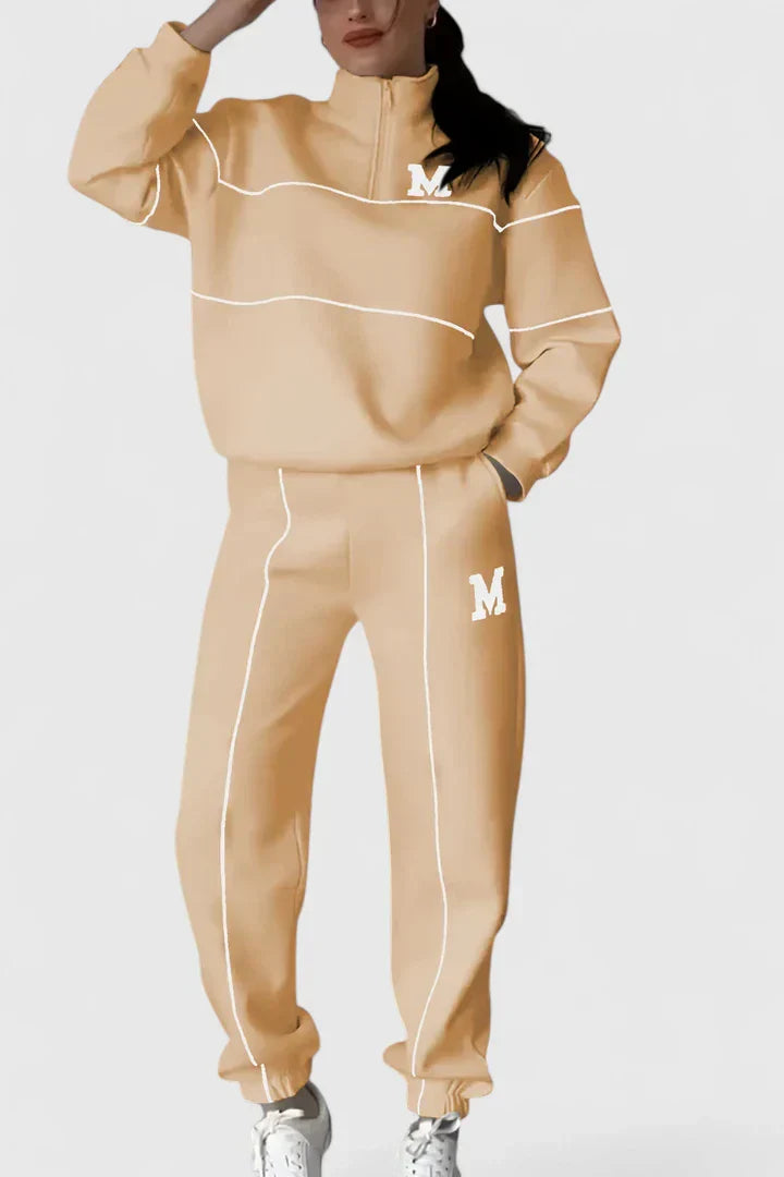 Alesjanna | Wygodny Dwuczęściowy Zestaw Wypoczynkowy