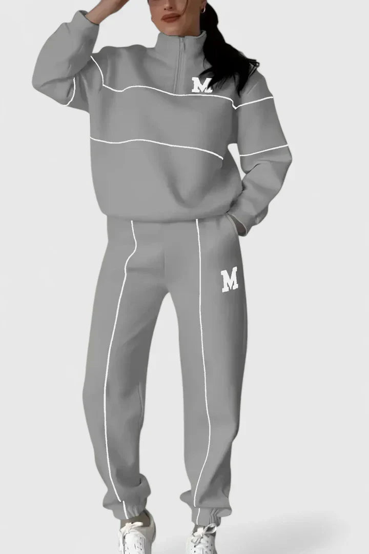 Alesjanna | Wygodny Dwuczęściowy Zestaw Wypoczynkowy