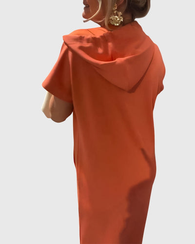 Marlowe™ | Luźna Sukienka z Kapturem