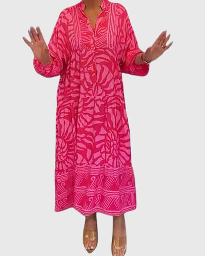 Mckinley™ | Maxi Sukienka z pięknym Wzorem