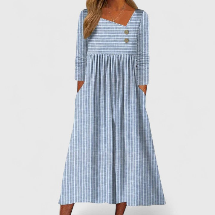 Cleomaria | Elegancka Sukienka Midi