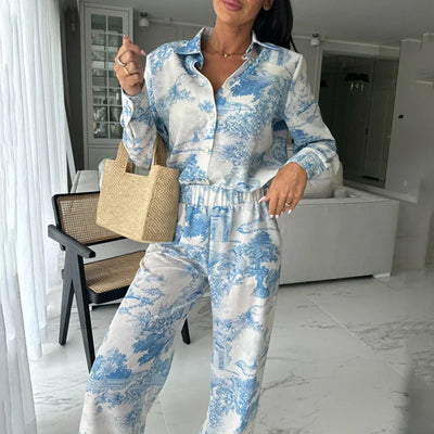 Sophie | Chic Long Sleeve Relaxed Fit 2 Piece Set