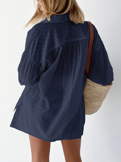 Charlotte | Effortlessly Stylish Breezy Shirt and Shorts Set