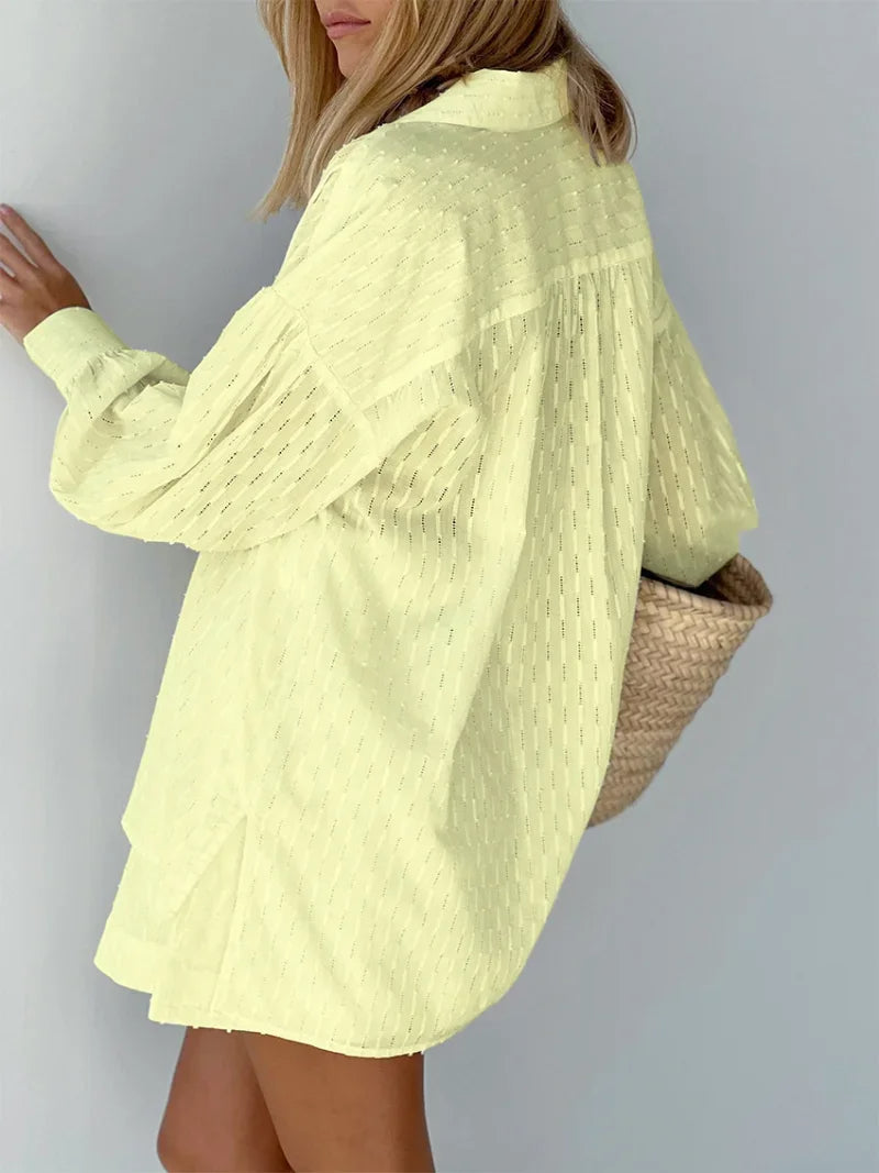 Charlotte | Effortlessly Stylish Breezy Shirt and Shorts Set
