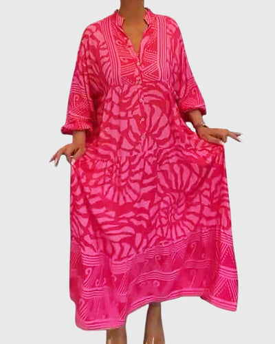 Mckinley™ | Maxi Sukienka z pięknym Wzorem